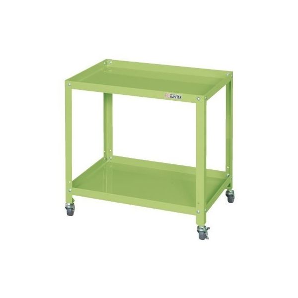 サカエ スペシャルワゴン(軽量タイプ/均等耐荷重50kg/エラストマー車/H600mm/2段/移動式) SPYー02M 1台（直送品）