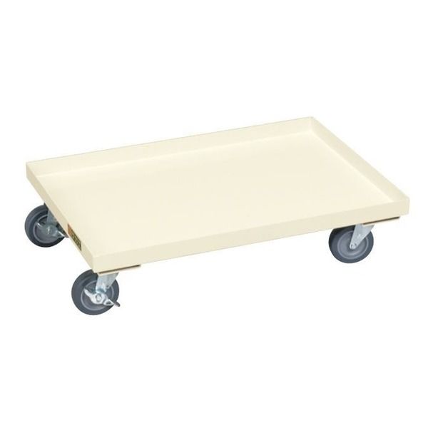 サカエ コンテナ台車 エラストマー車仕様 SOー50DE 1個（直送品）