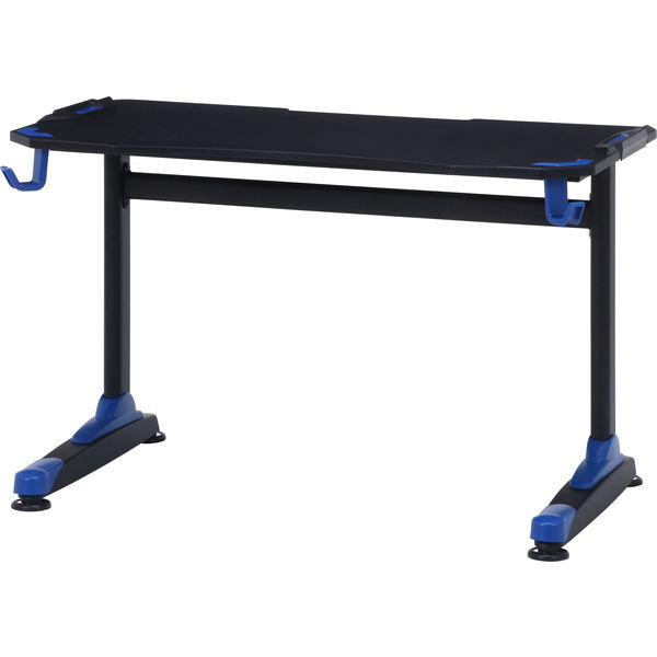 不二貿易 GAMING DESK XeNO（ゼノ）イージー01 幅1200×奥行650×高さ730mm ブラック/ブルー 38131 1台（直送品） 22,100円