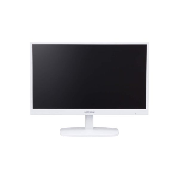 グリーンハウス 21.5型ワイドカラーLED液晶ディスプレイ GH-LCW22ES-WH テレワーク 在宅 リモート（直送品）