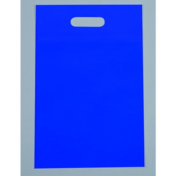 不織布小判抜きバッグ ロイヤルブルー SW2843-31 1セット（100個）（直送品）