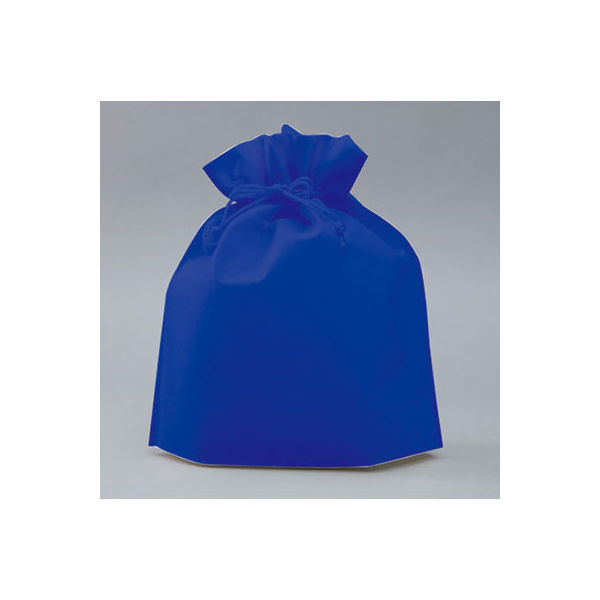 不織布巾着 ロイヤルブルー SW2528-31 1セット（100個）（直送品）