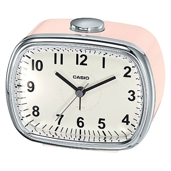 CASIO（カシオ計算機） アナログ 置き時計 ピンク TQ-159-4JF 1個（取寄品）