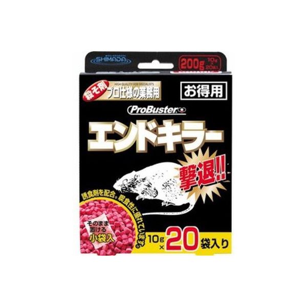 SHIMADA 殺鼠剤　エンドキラー　200g 4964283104311 1セット（5個）