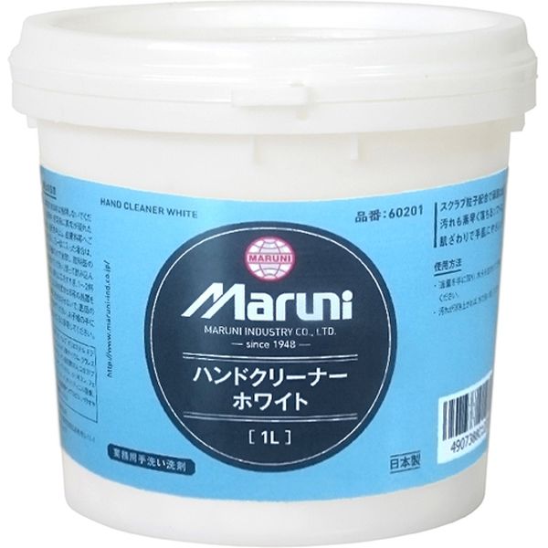 マルニ工業 ハンドクリーナーホワイト 1L 60201（直送品）