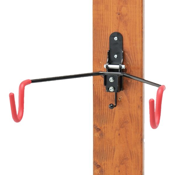 箕浦 壁掛け用ディスプレイフック（マルチタイプ） ブラック BIKE HANGER 4M（直送品）