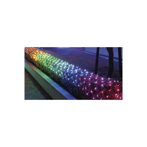 アルファ 防滴320球LEDロングネットライト（レインボー） TG5-6322（直送品）