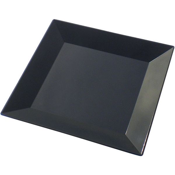 ニシキ 角皿（25）本体 黒 2131250600 160枚（10×16）（直送品）