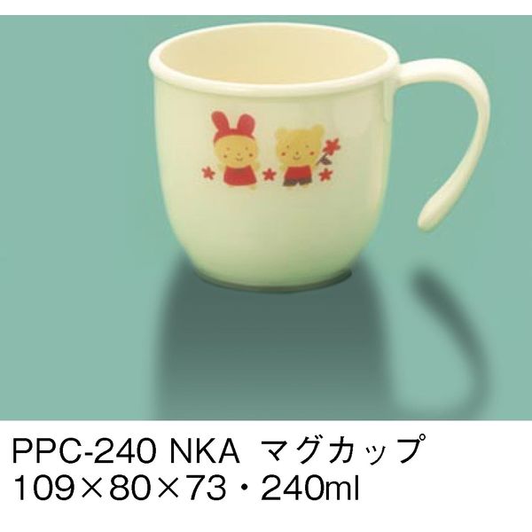 三信化工 マグカップ NKA PPC-240-NKA 1セット（5個入）（直送品）