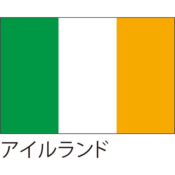 【世界の国旗】服部 応援・装飾用旗 アイルランド 135×90cm ポンジ 1枚（直送品）