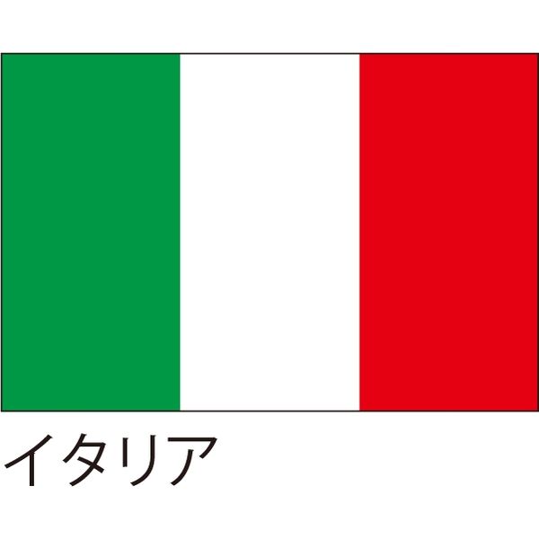 服部 応援・装飾用旗　イタリア　105×70cm　ポンジ　 flag0019 1枚