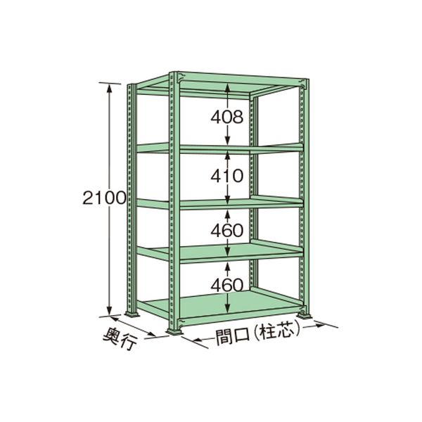 扶桑金属工業 中量ラック MG2118K05T（直送品）