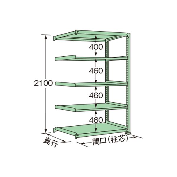 扶桑金属工業 中量ラック ML2109L05R（直送品） - アスクル