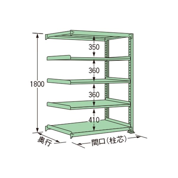 扶桑金属工業 中量ラック ML1812L05R（直送品）