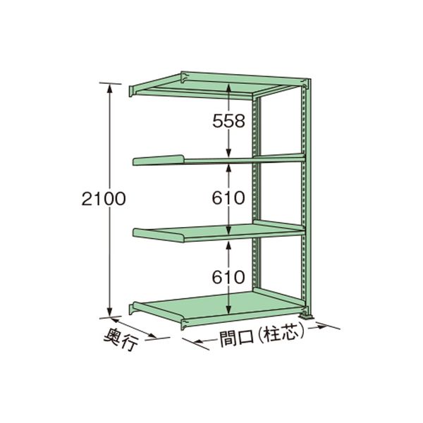 扶桑金属工業 中量ラック MM2118M04R（直送品） 35,818円