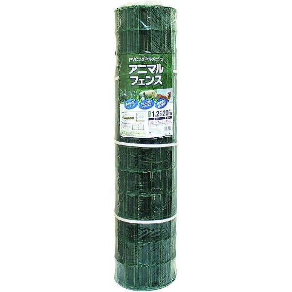 日本マタイ PVCスチールメッシュフェンス 5×10cm角目 1.2×20m PVC-STEEL-FENCE-1210（直送品）