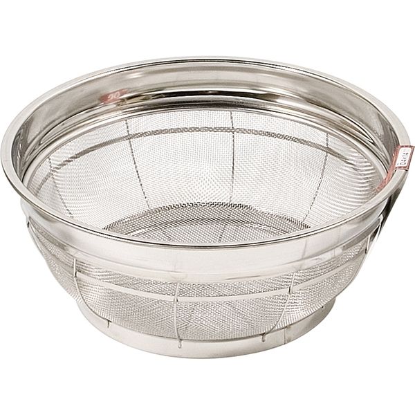 2個セット！業務用ざる☆寸胴型ザル☆揚げザル ステンレス頑丈なザル浅型 新越ワークス(Three Snow) 両手ザル