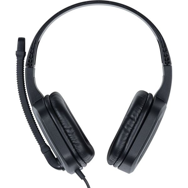 ナカバヤシ 4極ヘッドセット/マイク搭載/ブラック MHM-SGM30BK 1個（直送品）