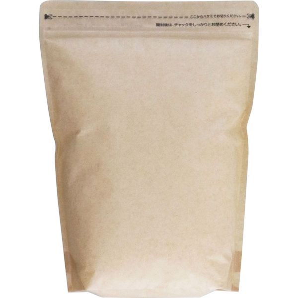 【袋・包装資材（米袋）】マルタカ TTC-200 クラフト タイトチャック袋 無地 2kg 1梱包（100枚入）（直送品）
