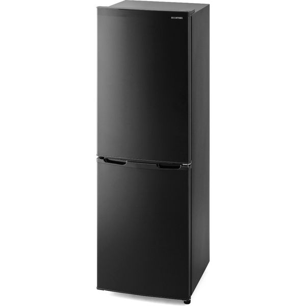 アイリスオーヤマ 2ドア 冷蔵庫 162L IRSD-16A-B ブラック（直送品 