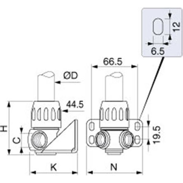 アウトレットジョイント ALN-JO-2504-2N 日東工器（直送品）