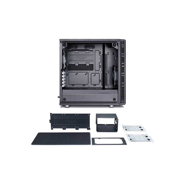 Fractal Design Define Mini C Black Tempered Glass FD-CA-DEF-MINI-C-BK-TG（直送品）