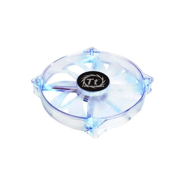 Thermaltake Pure 20 LED/Fan/200mm/800rpm/Black/LED Blue CL-F016-PL20BU-A（直送品）