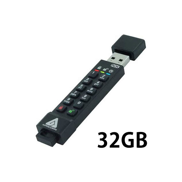 Apricorn Aegis Secure Key 3NX - USB3.0 Flash Drive ASK3-NX-32GB（直送品）