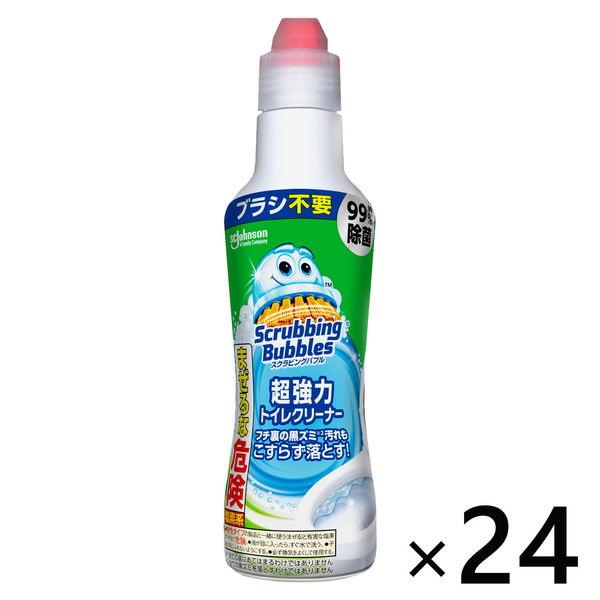 スクラビングバブル トイレ掃除 超強力トイレクリーナー 400g 1ケース(24本入) ジェル ボトルタイプ トイレ洗剤 ジョンソン