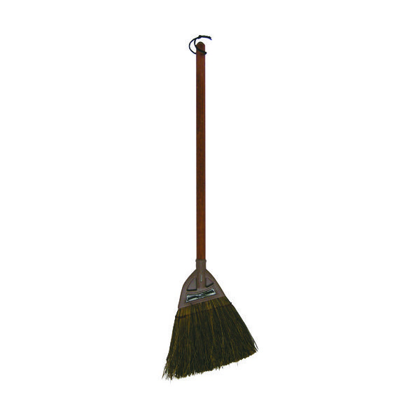 日本クリンテック 技ホーキ 赤シダ 短柄 木柄 192345 1本 149-7676（直送品）