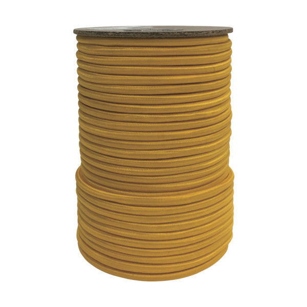 ユタカメイク ゴム タイトゴムロープボビン巻 4.5φ×100m イエロー RT-13 1巻 113-5427（直送品）