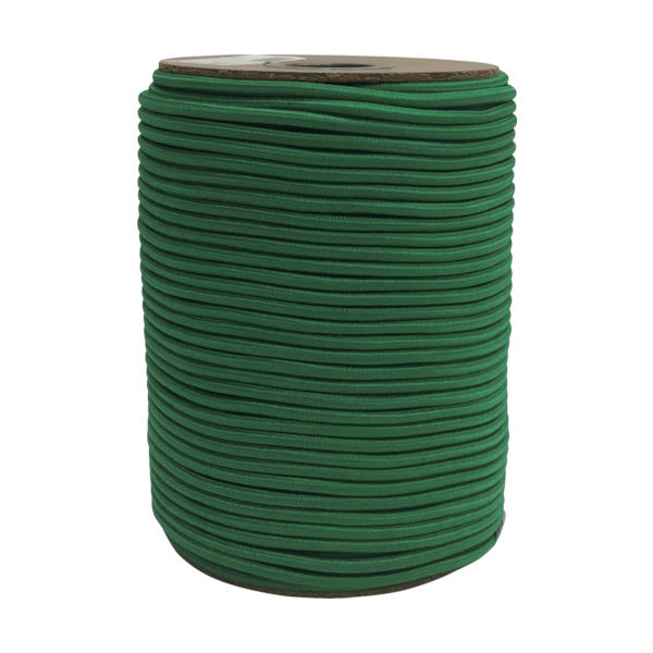 ユタカメイク ゴム タイトゴムロープボビン巻 4.5φ×100m グリーン RT-15 1巻 113-5432（直送品）