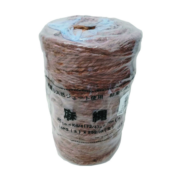 加藤伝蔵商店 伝蔵 麻縄 6mm KSー4 R016 1個 149-2640（直送品）
