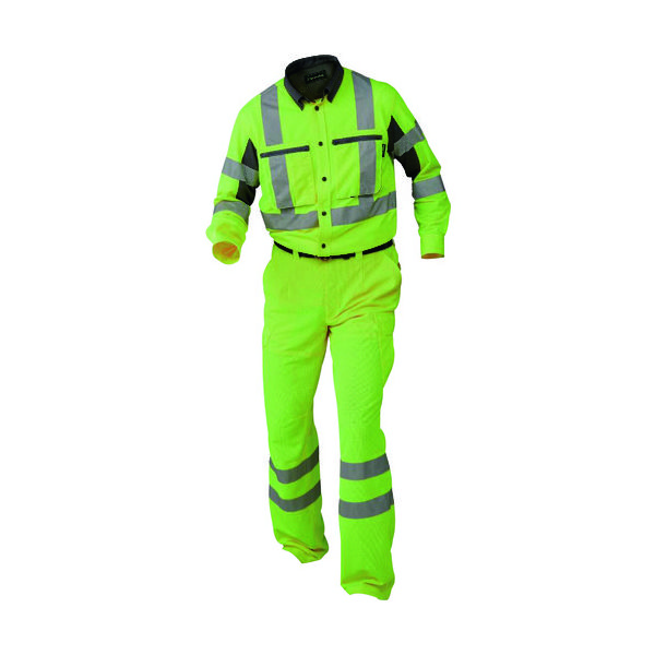 トーヨーセーフティ BT スーパークールサマーシャツ イエロー 3Lサイズ TBZ HI-VIS CL3-01YA 3L 1着（直送品）
