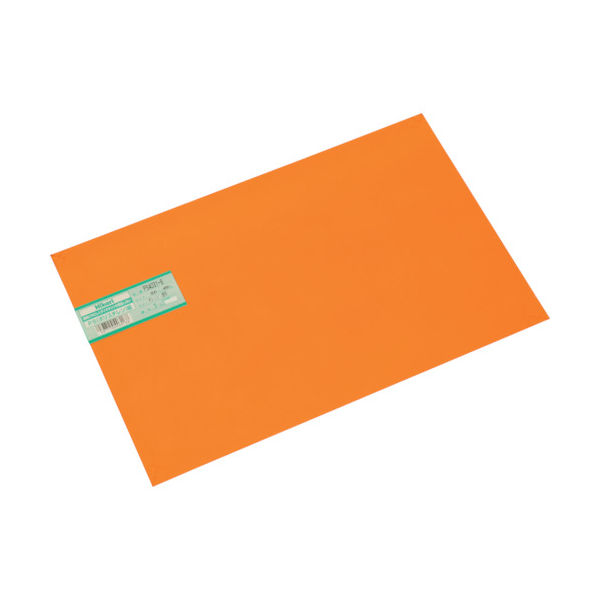 光 ポリスチレン板 オレンジ透明 300×450×1.0mm PS4031-6 1枚 820-2034（直送品）
