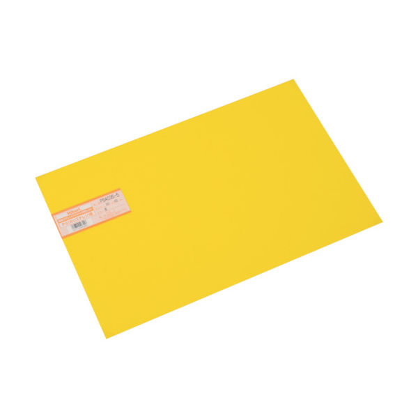 光 ポリスチレン板 黄 300×450×0.5mm PS4035-5 1枚 820-2040（直送品）