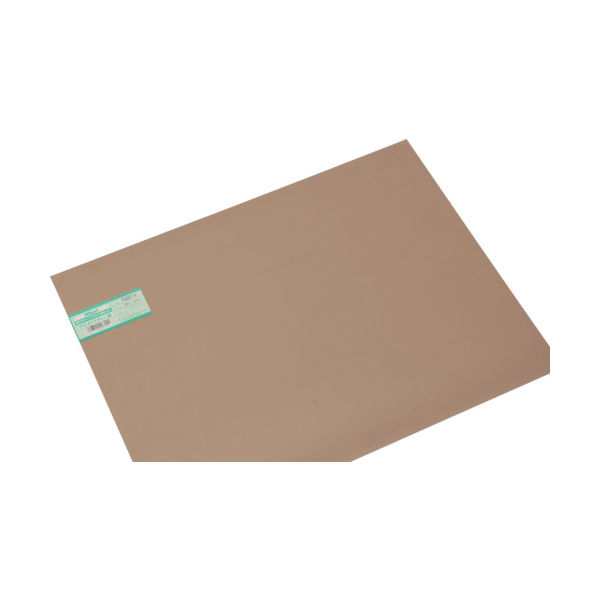 光 ポリスチレン板 ブラウンスモーク 450×600×1.0mm PS4061-4 1枚 820-2053（直送品）