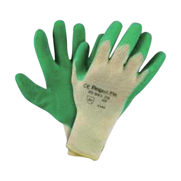 ハネウェル 天然ゴム背抜き手袋 デックスグリップ クリーム×緑 サイズ10(XL) 2094138IP-10 1双 116-3651（直送品）