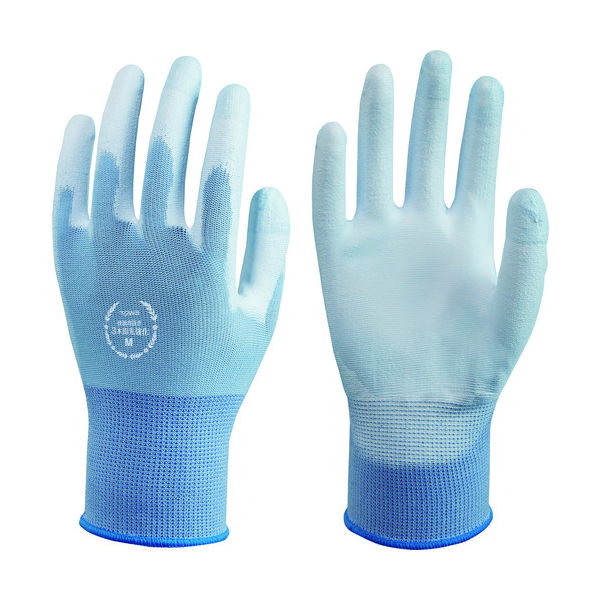 東和コーポレーション トワロン まとめ買い ウレタン背抜き手袋 快適背抜き3本指先強化 M (3双入) 858-M 1袋(3双)（直送品）