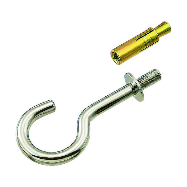 水本機械製作所 水本 ステンレス 吊りフック（ブネジ）（カットアンカー付） 線径12mm（1個入） B-2726 1個 154-3301（直送品）