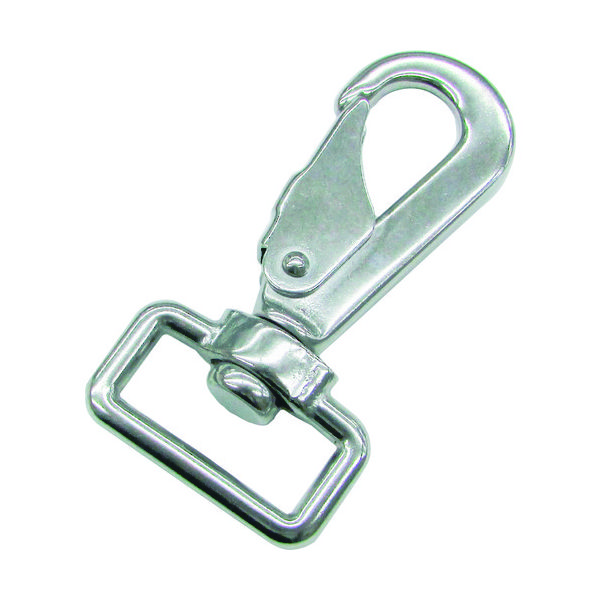 水本機械製作所 水本 ステンレス スイベルベルトスナップ 線径5mm 長さ80mm (1袋入) B-2758 1個 167-8395（直送品）