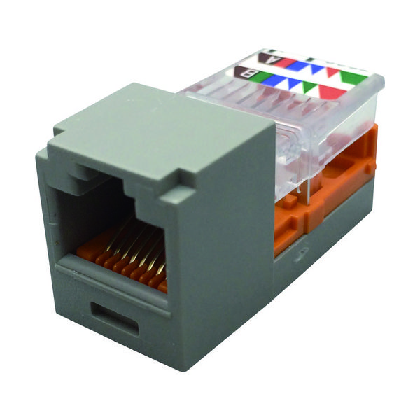 パンドウイットコーポレーション パンドウイット カテゴリ5Eモジュラージャック ライトグレー CJ588IGY 1個 814-6615（直送品）