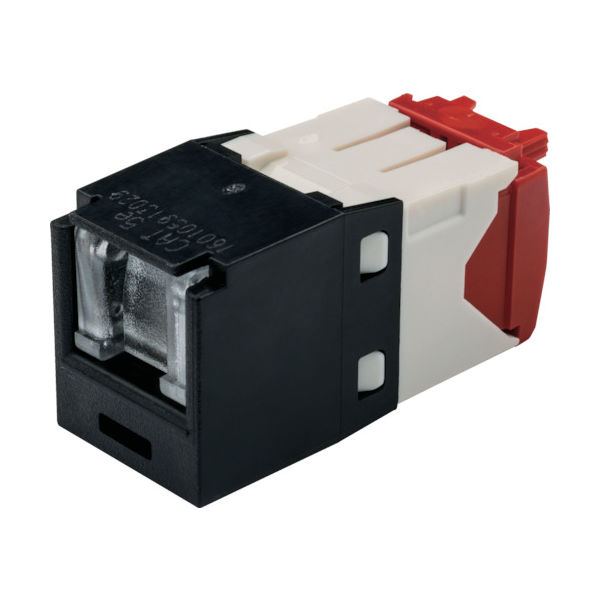 スプリングシャッター付モジュラージャック（カテゴリ5e）