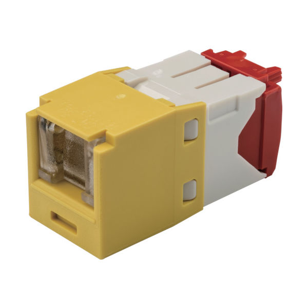 パンドウイットコーポレーション PANDUIT カテゴリ5E シャッター付モジュラージャック 黄 CJH5E88TGYL 1個（直送品）