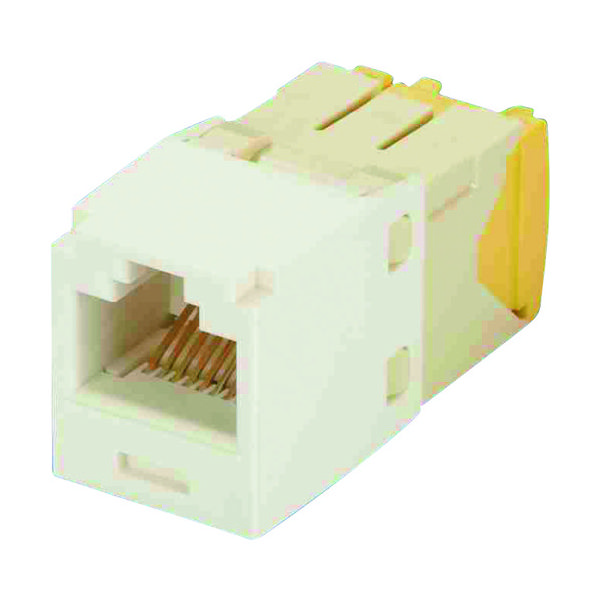 パンドウイット カテゴリ5E RJ45モジュラージャック UTP 28・30AWG TGタイプ オフホワイト CJT5E88TGIW 1個（直送品）