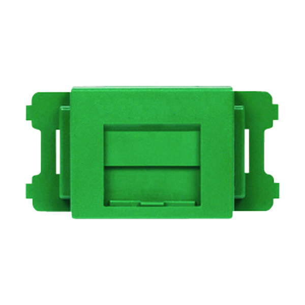 パンドウイット JISプレート用シャッター付きアダプタ 緑 （10個入