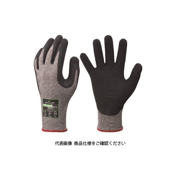ショーワグローブ ショーワ 耐切創手袋 NO346 デュラコイル346 グレー Sサイズ NO346-S 1双 160-9713（直送品）