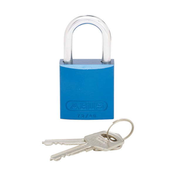 パンドウイットコーポレーション パンドウイット ロックアウト用ハイセキュリティパドロック 青 PSL-7BU 1個 825-7338（直送品）