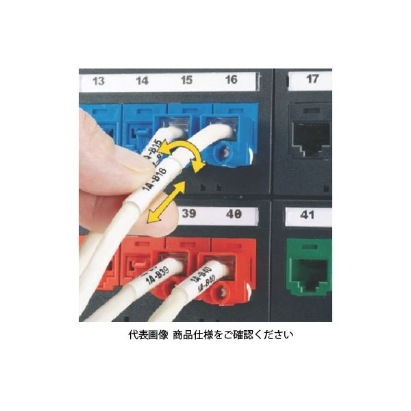 PANDUIT 熱転写ハンディプリンタ用回転ラベル 白 印字部25.4mmx6.4mm ラベル数150枚 R100X075V1C（直送品）