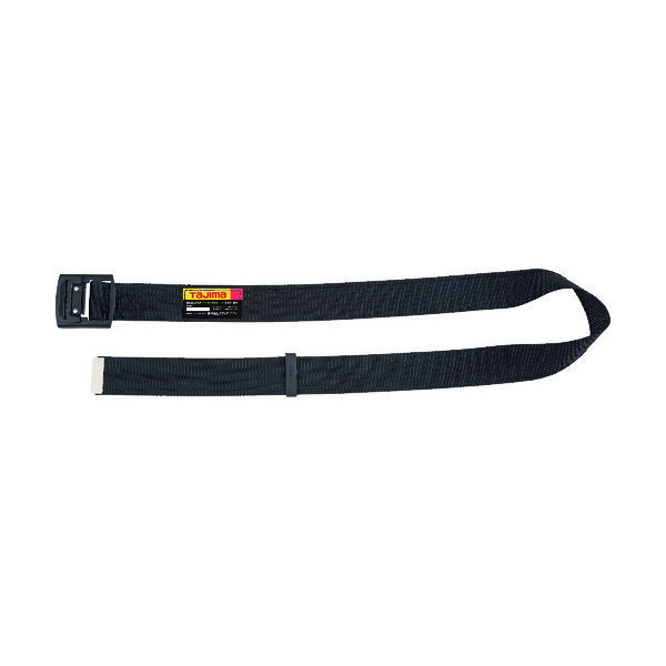 TJMデザイン タジマ 胴ベルト アルミワンフィンガー黒バックル カーブ Lサイズ BABCL145-BK 1個 168-1570（直送品）